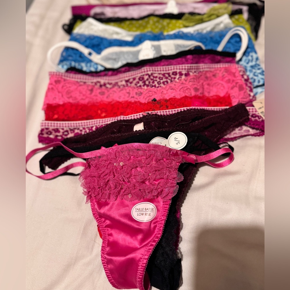 Entire lot of Underwear/thongs (size s)